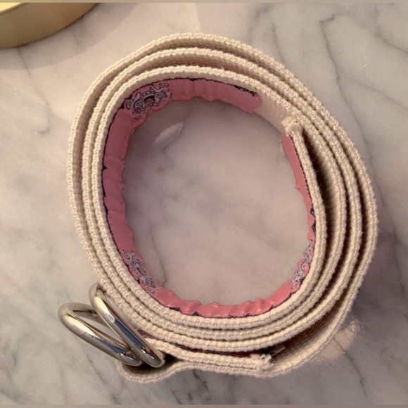 United States Coast Guard Vintage Ribbon Embroidered D-Ring Belt - Picture 7 of 7